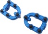 MX Footpegs - Mx Foot Pegs No Mounts Blue