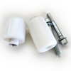 No Cut White Frame Sliders - For 04-10 Yamaha FZ6