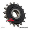 Front Steel Countershaft Sprocket w/ Rubber Damper - 17 Tooth 525