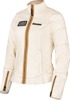 ICON Women's Tuscadero3 Jacket Gold/White S - Women's street riding jacket