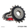 Steel Front Sprocket w/ Rubber Damper - 17 Teeth - New JT!