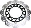 Front VEE Brake Rotors - Black - VEE Style Brake Rotor - Black Center Front Set