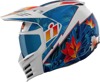 ICON Elsinore Kaonohi Helmet 2XL Blue - Modular helmet with MX Shield