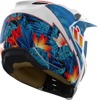 ICON Elsinore Kaonohi Helmet 2XL Blue - Modular helmet with MX Shield