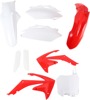 Full Plastic Kit - Red/White Original 2010 - For 09-12 Honda CRF450R 10-13 CRF250R