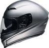 Z1R Jackal Satin Helmet 3XL Titanium Matte Silver - Full face helmet with drop-down sun visor