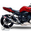 Street TRC Carbon Fiber Slip On Exhaust - For 06-13 Yamaha FZ1