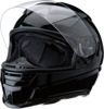 Jackal Full Face Street Helmet Gloss Black Small