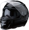 Jackal Full Face Street Helmet Gloss Black Small