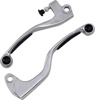 Natural & Black Competition Brake & Clutch Lever Set - For 93-96 Kawasaki KX125/250/500