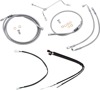 Extended Braided S.S. Control Cable Kit For 14" Gorila Bars