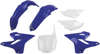 Full Body Replacement Plastic Kit - Original Blue & White - For 15-21 Yamaha YZ125 & YZ250