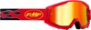 FMF PowerCore Flame Goggles Red Mirror Lens - Anti-fog goggles with red mirror lens