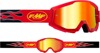 FMF PowerCore Flame Goggles Red Mirror Lens - Anti-fog goggles with red mirror lens