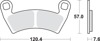 Sintered Brake Pads - 897Si Race Brake Pads Sbs