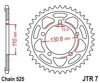 Steel Rear Sprocket - 44 Teeth 525