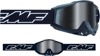 FMF Youth PowerBomb Rocket Goggles Black Mirror Silver - Anti-fog youth goggles with mirrored lens