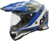 FX-41DS Range Full Face Dual-Sport Helmet Matte Blue Large