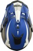 FX-41DS Range Full Face Dual-Sport Helmet Matte Blue Medium