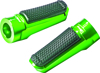 Hi-Tech Racing Footpegs Rubber Green - For Use w/ Puig Footpeg Adapters