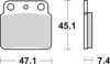 Sintered Brake Pads - 649Si Race Brake Pads Sbs