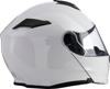 Z1R Solaris 2.0 Modular Helmet XL Gloss White - Modular helmet with sun visor