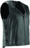 River Road Plains Leather Vest Black - Small