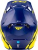 Fly Racing Formula CC Objective Helmet Navy/Yellow MD - ECE/DOT approved helmet in Navy/Yellow, Medium