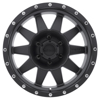 MR301 The Standard 17x8.5 +25mm Offset 6x4.5 83mm CB Matte Black Wheel