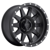 MR301 The Standard 17x8.5 0mm Offset 6x135 94mm CB Matte Black Wheel