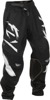 Fly Racing Youth Kinetic Stoke Pants Black/White Size 26 - Youth motocross pants in Black/White, Size 26