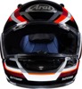 Arai Contour-X Snake Helmet XL Red - Full-face helmet with Snake graphic