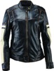 Dame Vintage Leather Jacket Black Womens - XL