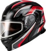 GMAX MD-01S Transistor Snow Helmet Black/Red MD - For MD size, Black/Red Snow Helmet