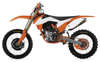 Full Plastic Kit - Orange/White - Fits Many 13-14 KTM 125-450