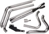 Power Pro HP Chrome 2 into 1 Full Exhaust - For 00-06 Harley FLSTF Fat Boy