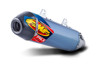 Blue Titanium Factory 4.1 w/CF End Cap Slip On Exhaust - For 14-15 Husqvarna FC250 FC450 FE501