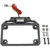 Adjustable License Plate Bracket w/ LED Light - For universal license plate mounting