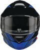 Z1R Solaris 2.0 Slater Modular Helmet XS Gloss Gray/Blue - Modular helmet with sun visor and vents