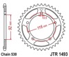 Steel Rear Sprocket - 41 Tooth 530 - For Kawasaki ZX14 ZZR1400