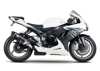 Street R77 Carbon Fiber Slip On Exhaust - For 11-24 Suzuki GSXR600/750