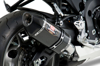 Street R77 Carbon Fiber Slip On Exhaust - For 11-24 Suzuki GSXR600/750