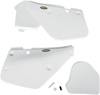 Replica Side Panels - White - Fits Many 86-90 Yamaha YZ490 YZ125 YZ250