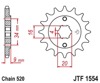 Front Countershaft Sprocket - 15 Tooth 520 Pitch