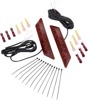 Show Chrome Front Fender LED Marker Lights Red 41-202 Show Chrome Front Fender LED Marker Lights Red 41-202