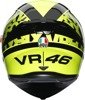 K5-S Fast 46 Street Helmet Black/Yellow Small