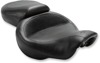 Smooth Vinyl 2-Up Seat - For 06-17 HD Dyna