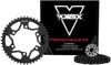 V3 Chain & Sprocket Kit Black SX Chain 525 16/43 Black Steel - For 15-19 Yamaha FZ-07, MT-07, XSR700