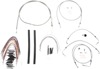 Extended S.S. Control Cable Kit for Baggers - 15" tall bars (ABS)