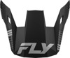 Fly Racing Rayce Helmet Visor Matte Black XL-2X - Replacement visor for Rayce helmet XL-2X